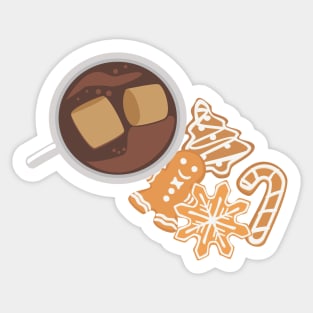 Cookies and cocoa Sticker